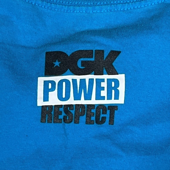 DGK Mens XL Gently Used Dirty Ghetto Kids Tee “DGK Power Respect” Fast Shipping - Picture 4 of 5